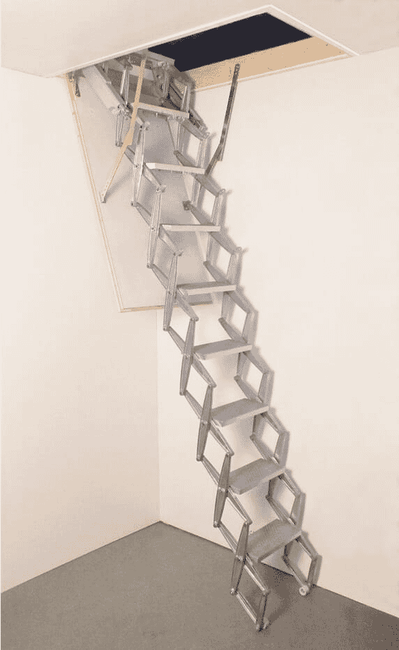 Columbus Piccolo Premium Aluminium Concertina Loft Ladder