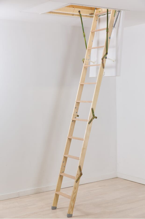 Wooden Folding Loft Ladder