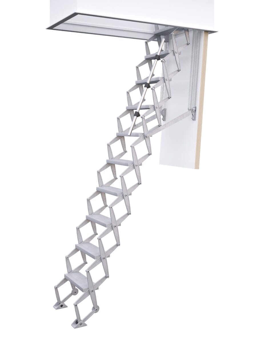 Aluminum attic deals ladder