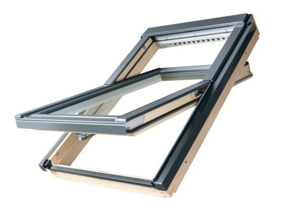 Fakro FTP-V Natural Pine Centre Pivot Roof Window