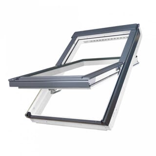 Fakro FTU-V White Polyurethane Centre Pivot Roof Window