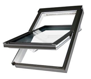 Fakro PTP-V White UPVC Centre Pivot Roof Window