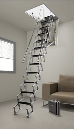 Fantozzi Electric Loft Ladder - Grey option