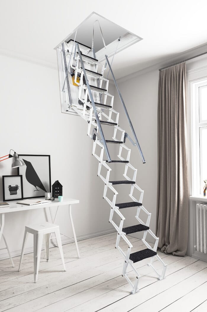 Fantozzi Electric Concertina Loft Ladder