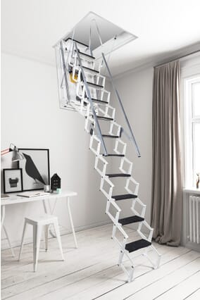 Fantozzi Electric Concertina Loft Ladder