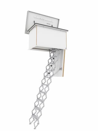 Columbus Flat Roof Aluminium Concertina Access Ladder