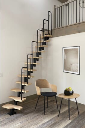 Dolle Graz Space Saving Stair Kit - Black