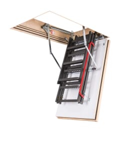 Fakro LMF 60 Fire Rated Metal Folding Loft Ladder