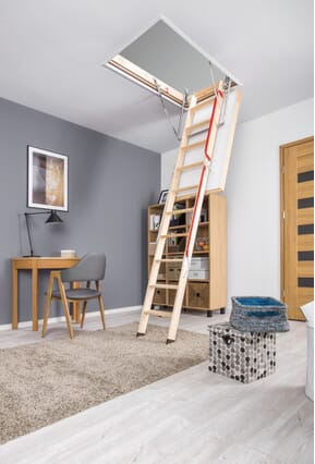 Fakro LWL Extra Timber Folding Loft Ladder