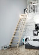 Dolle Normandie Stair Kit with Ranch Rail Balustrade