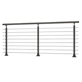 Dolle PROVA 8 Anthracite Starter Railing Kit (Floor)