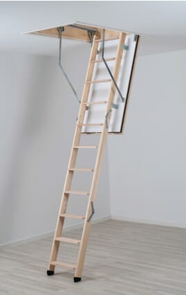 Dolle REI 45 Fire Rated Timber Folding Loft Ladder