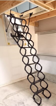 Skylark Electric Steel Concertina Loft Ladder