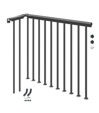 Dolle Calgary Balustrade Starter Kit - Anthracite