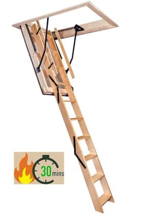 Stira Fire Rated Heavy Duty Loft Ladder