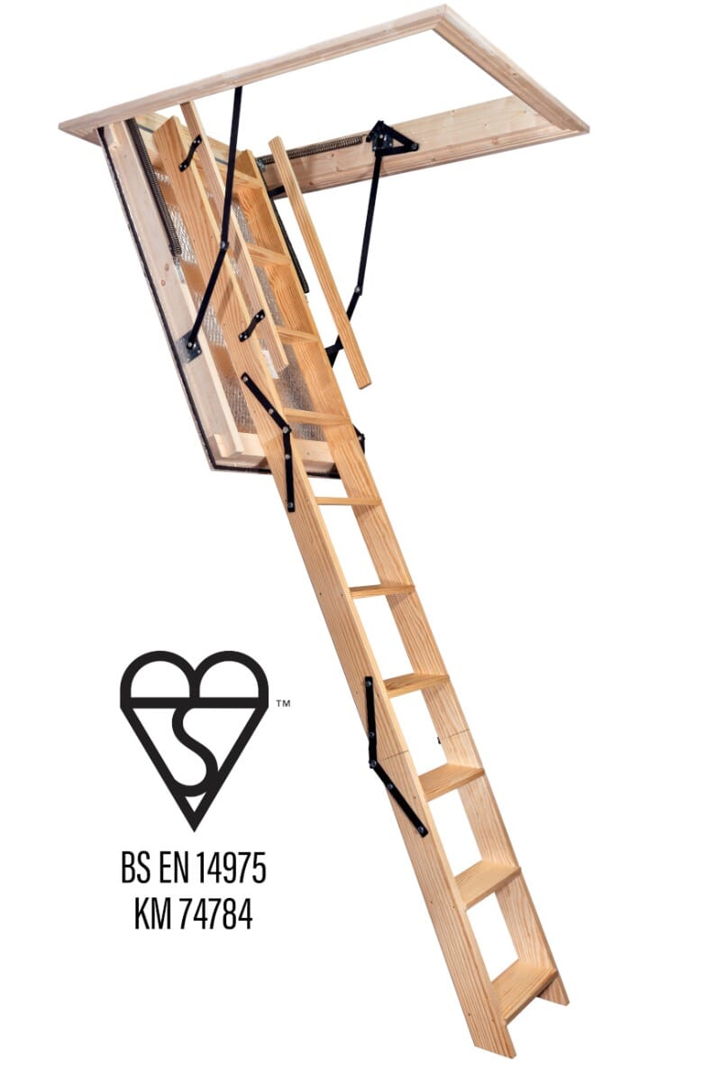 Stira Heavy Duty Timber Folding Loft Ladder