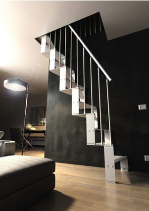 T20 Space Saving Stair Kit (White Colour)