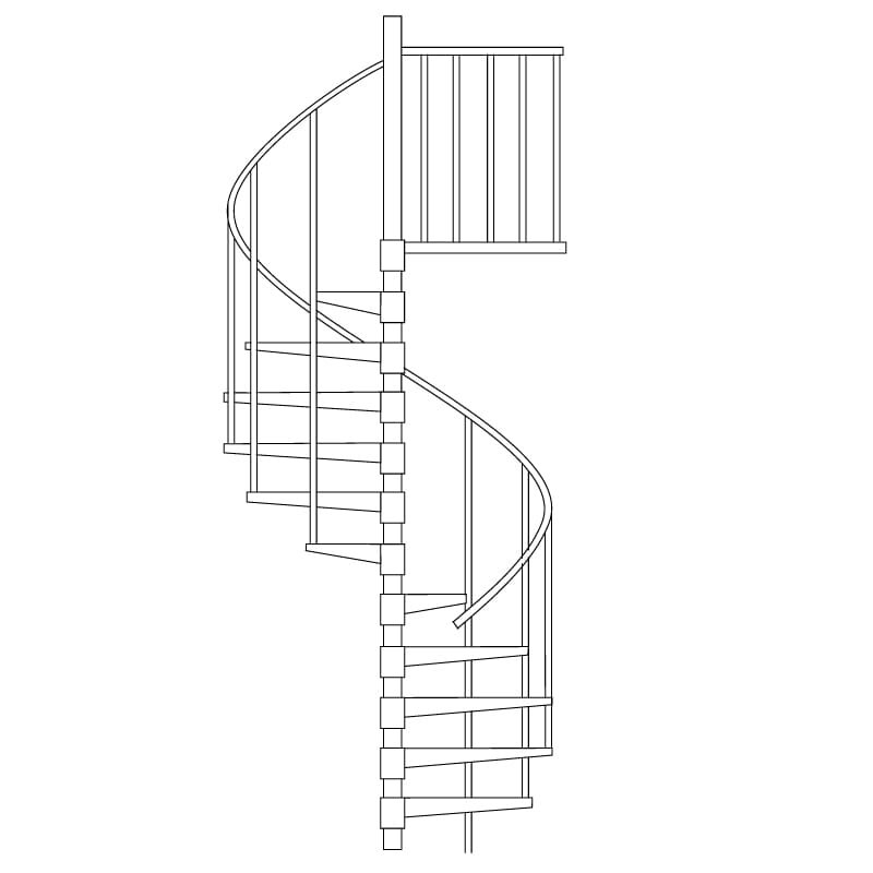 How to Design a custom Spiral Staircase Step by Step