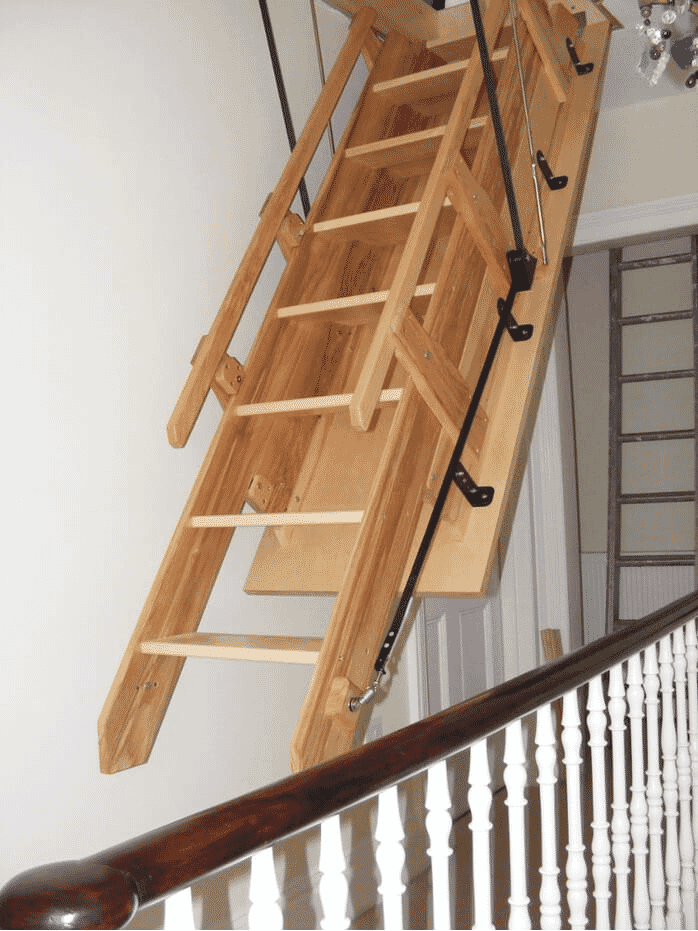 Loft Centre Windsor Electric Sliding Wooden Stairway